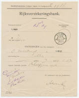 Lisse 1906 - Kwitantie Rijksverzekeringsbank - Unclassified