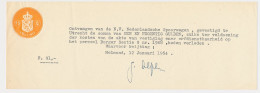 Fiscaal Droogstempel 15 C. S GR 1951 - Helmond 1954 - Fiscale Zegels