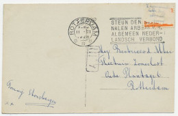 Locaal Te Rotterdam 1928 - Geschreven Tekst Onder Postzegel - Unclassified