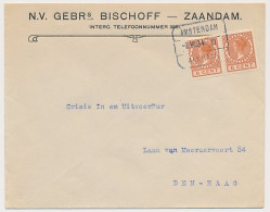 Treinblokstempel : Amsterdam - Alkmaar III 1934 ( Zaandam ) - Non Classés