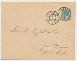 Envelop G. 9 B Leiden - Duitsland 1901 - Ganzsachen