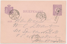 Trein Haltestempel Arnhem 1881 - Lettres & Documents