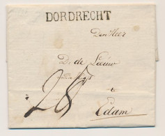 DORDRECHT - Edam 1828 - ...-1852 Préphilatélie
