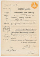 Fiscaal Droogstempel 15 C. ZEGELRECHT MET OPCENTEN AMST. 1915 - Steuermarken
