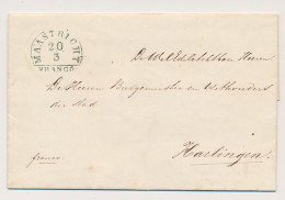 Halfrond-Francostempel Maastricht - Kralingen 1849 - ...-1852 Prephilately