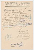 Firma Briefkaart Limmen 1899 - Bloemkweker - Zaadhandel - Non Classés