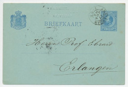 Briefkaart G. 25 Firma Blinddruk Amsterdam 1884 - Ganzsachen