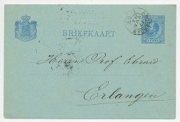 Briefkaart G. 25 Firma Blinddruk Amsterdam 1884 - Entiers Postaux