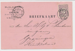 Firma Briefkaart Noord Barge 1895 - Granen - Non Classés
