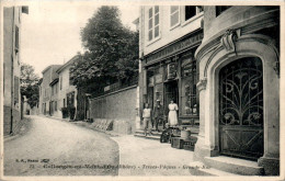 Collonges-au-Mont-D'Or Canton Limonest Trèves-Pâques Grande-Rue Rhône 69660 N°15 Cpa Voyagée En 1913 Timbre Déchiré TB.E - Other & Unclassified