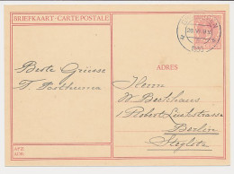 Briefkaart G. 227 L ( Zierikzee ) Groningen - Duitsland 1930 - Entiers Postaux