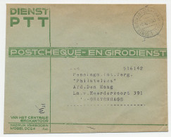 Dienst PTT Den Haag 1953 - Stempel: Centr. Girokantoor - Unclassified