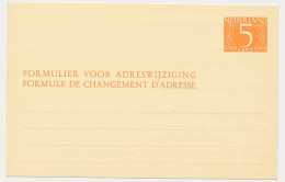Verhuiskaart G. 25 - Postal Stationery