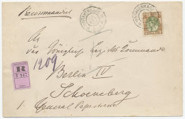 Em. Bontkraag Aangetekend Den Haag - Duitsland 1905 - Unclassified