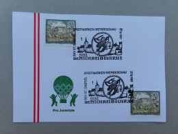 Österreich Pro Juventute - Mit Sonderstempel 27. 9. 1991 Michaelbeuern, Briefmarken Werbeschau (Nr.1701) - Otros & Sin Clasificación