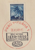 030/ Commemorative Stamp PR 40, Date 26.11.40 - Storia Postale