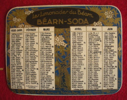 64 Pau 1930 Calendrier Publicité Béarn-Soda Les Limonades Du Béarn Av Nolivac Art Déco 9.5x6.8cm Sauf Pierrelabarthe - Tamaño Pequeño : 1921-40