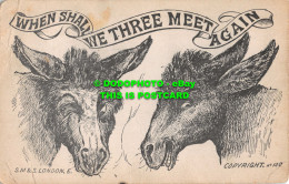 R554039 When Shall We Three Meet Again. S. M. And S. London. No. 100. 1908 - Sonstige & Ohne Zuordnung