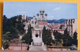 (N1) NIZZA / NICE - LE COTE D' AZUR - L' EGLISE ORTHODOXE  - NON VIAGGIATA - Viste Panoramiche, Panorama