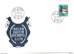 272 - 98 - Enveloppe Avec Nouveau Cachet à Date  6717 Torre 1979 - Poststempel