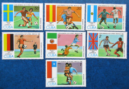 Timbres Neufs** De Cuba De 1985 Mondial De Football - Neufs