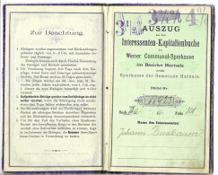 Sparbuch, Wiener Kommunal-Sparkasse, 1905 - Sonstige & Ohne Zuordnung