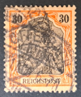 Deutsches Reich 1900, Mi 59X Plattenfehler, Gestempelt Geprüft - Oblitérés