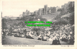 R554112 Post Card Bureau. Band In West Princes Street Gardens. Edinburgh. Reliab - Mundo