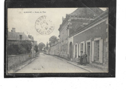 72- AUBIGNE- RACAN - Une Vue Animée De La ROUTE De VAAS En 1913 - Autres & Non Classés