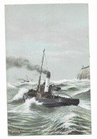 CPA - Remorqueur De Secours - N° 3575 - L.V. Et Cie - Phototypie Vasselier - - Tugboats