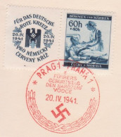038/ Commemorative Stamp PR 49, Date 20.4.41, Letter "a" - Briefe U. Dokumente