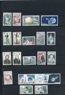 REUNION 353/371ANNEES 1962 A 1966 LUXE NEUF SANS CHARNIERE - Unused Stamps