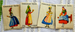 Lot De 4 : Chocolat Coop : Costumes : N°80,84,104,119 - Sonstige & Ohne Zuordnung