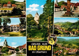 72630414 Bad Grund Kurpark Huebichenstein Kirche Marktplatz Bad Grund - Andere & Zonder Classificatie