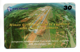 Aéroport International De RIO DE JANEIRO Avion Jet Télécarte Brésil Phonecard  Telefonkarten (K 413) - Brazil
