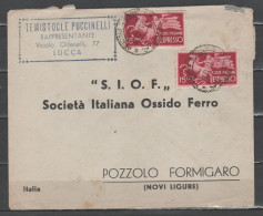 ITALIA 1948 - Lettera Espresso Con Democratica Espresso 15 L. X2 - 1946-60: Poststempel