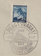 040/ Commemorative Stamp PR 75, Date 7.9.41, Letter "b" - Briefe U. Dokumente