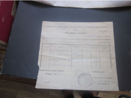 Hivatalos Nyugta 1944 Budapest A Budapesti Magyar Pazmany Peter Tudomanyegyetem Gazdasagi Igazgatosaga 35 Pengo - Documents Historiques