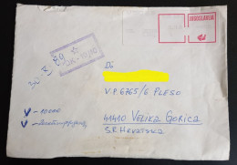#P1    Military Post - Yugoslavia Croatia - Velika Gorica 1989  Censored, CENSOR - Cartas & Documentos