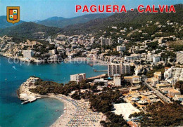 72630209 Paguera Mallorca Islas Baleares Fliegeraufnahme Mit Strand  - Other & Unclassified