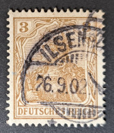 Deutsches Reich 1902, Mi 69a Plattenfehler I, Gestempelt Geprüft - Gebraucht