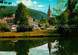 72629419 Hoefen Enz Teilansicht Kirche Hoefen An Der Enz - Sonstige & Ohne Zuordnung