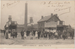 62  SAINS EN GOHELLE - Autobus De Compagnie Des Mines De Bethune Fosse N°10 - CPA  N/B 9x14 TBE - Other & Unclassified