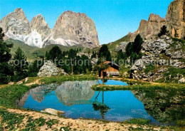 72629313 Dolomiten Langkofel Pordoistrasse Sellagruppe Oesterreich - Autres & Non Classés