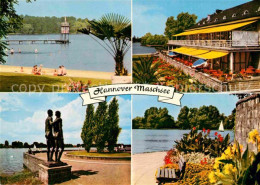 72629299 Hannover Maschsee Hotel Terrasse Skulptur Hannover - Hannover