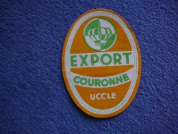 étiquette Ancienne De Bièrre Jamais Collée Uccle - Bier