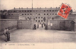 LISIEUX LA CASERNE DELAUNAY 1912 - Lisieux
