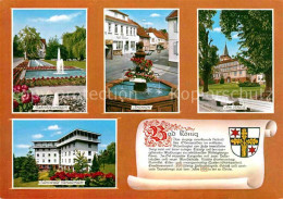72628591 Bad Koenig Odenwald Bahnhofsanlagen Brunnen Schloss Odenwald Sanatorium - Bad Koenig