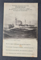 Cpa. Guerre Navale De 1914-1915. TROUVILLE. Transport Français De 1er Classe Au Large De Dardanelles - Krieg