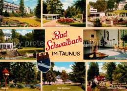 72628585 Bad Schwalbach Kurhotel Stahlbrunnen Kurpark Weinbrunnen Moor Badehaus  - Bad Schwalbach